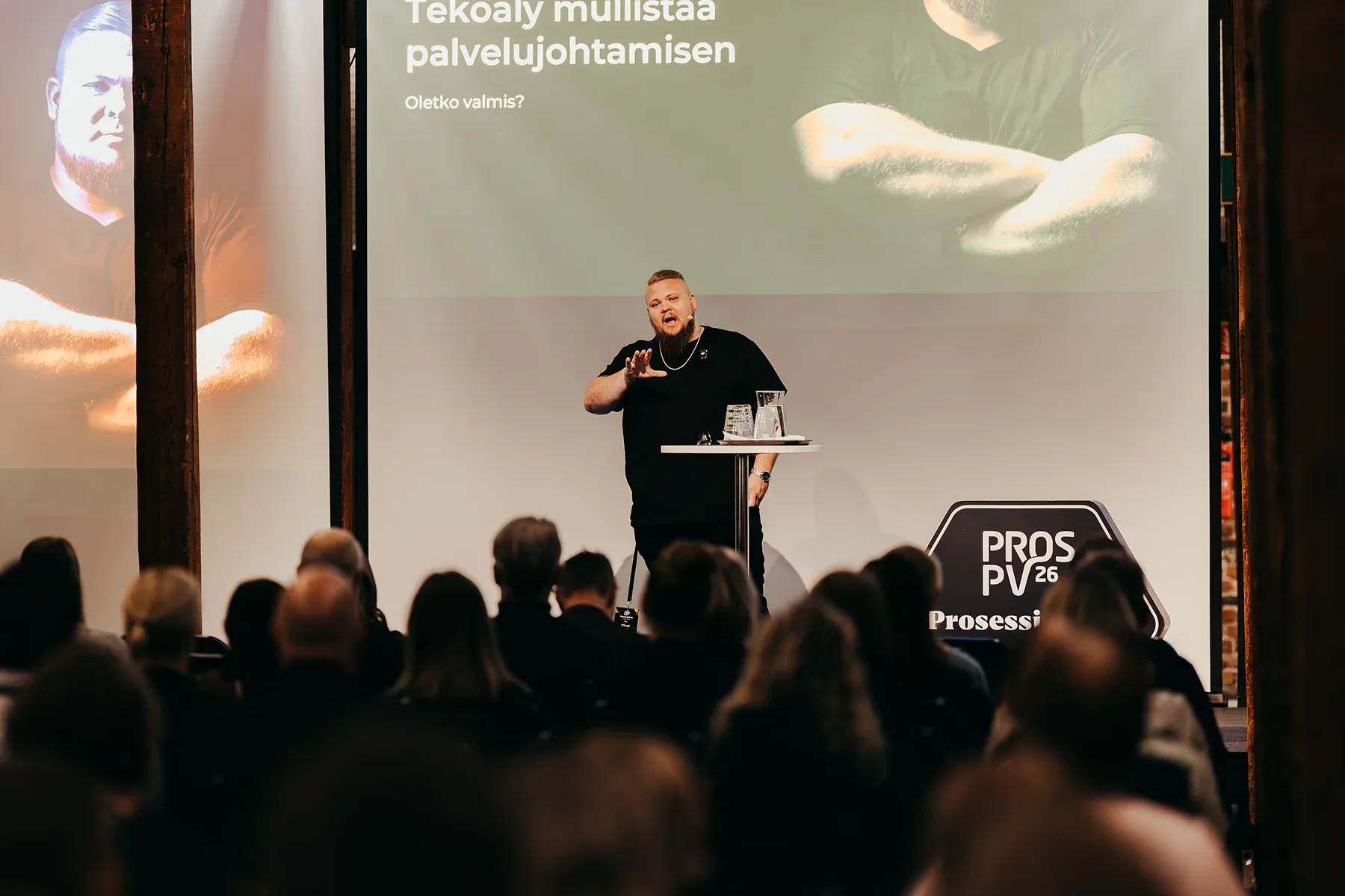 Mikael Hugg on stage